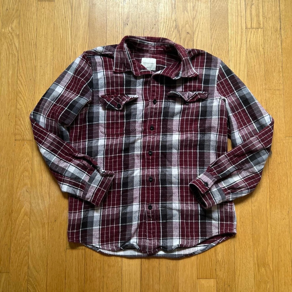 American Eagle plaid flannel shirt